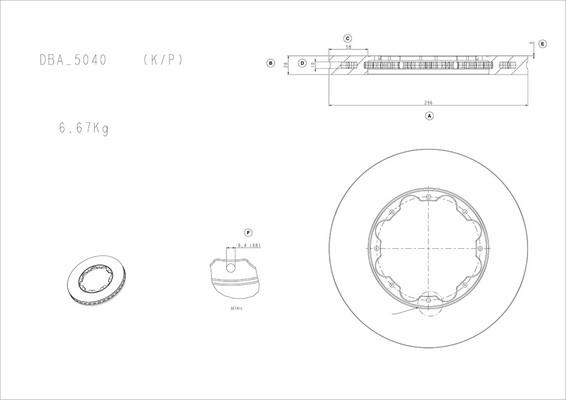 DBA Australia DBA5040.1 - High Performance Brake Disc car-mod.net
