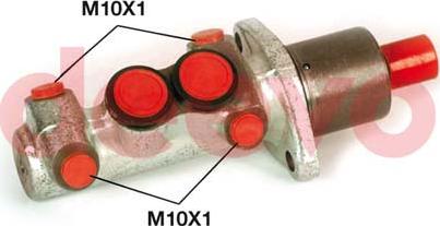 DEEVO BU50546 - Brake Master Cylinder car-mod.net