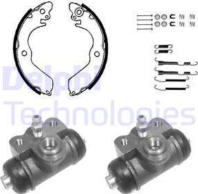 Delphi 977 - Drum Brake Shoe Set car-mod.net