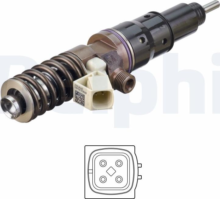 Delphi 42015558-12B1 - Nozzle and Holder Assembly car-mod.net