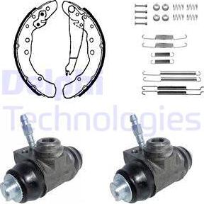 Delphi 879 - Drum Brake Shoe Set car-mod.net