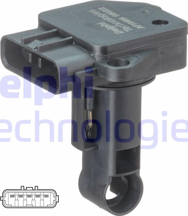 Delphi AF10496-12B1 - Air Mass Sensor car-mod.net