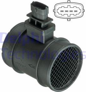 Delphi AF10400-12B1 - Air Mass Sensor car-mod.net