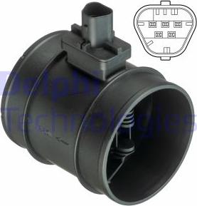 Delphi AF10410-12B1 - Air Mass Sensor car-mod.net