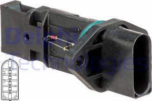 Delphi AF10584-12B1 - Air Mass Sensor car-mod.net
