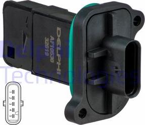 Delphi AF10530-12B1 - Air Mass Sensor car-mod.net