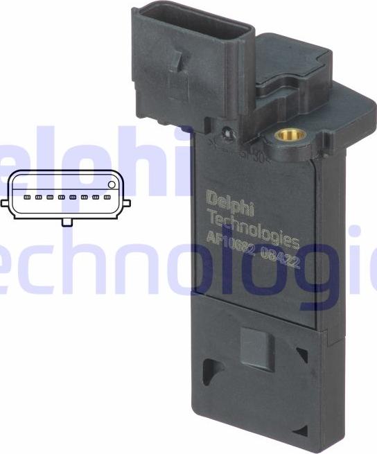 Delphi AF10682-11B1 - Air Mass Sensor car-mod.net