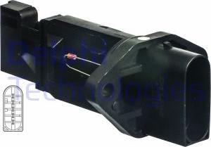 Delphi AF10156-11B1 - Air Mass Sensor car-mod.net