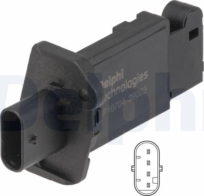 Delphi AF10704-12B1 - Air Mass Sensor car-mod.net