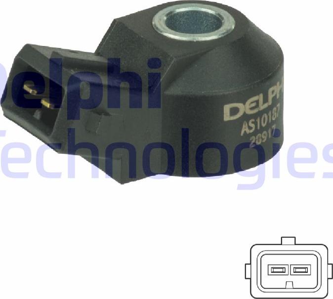 Delphi AS10187 - Knock Sensor car-mod.net