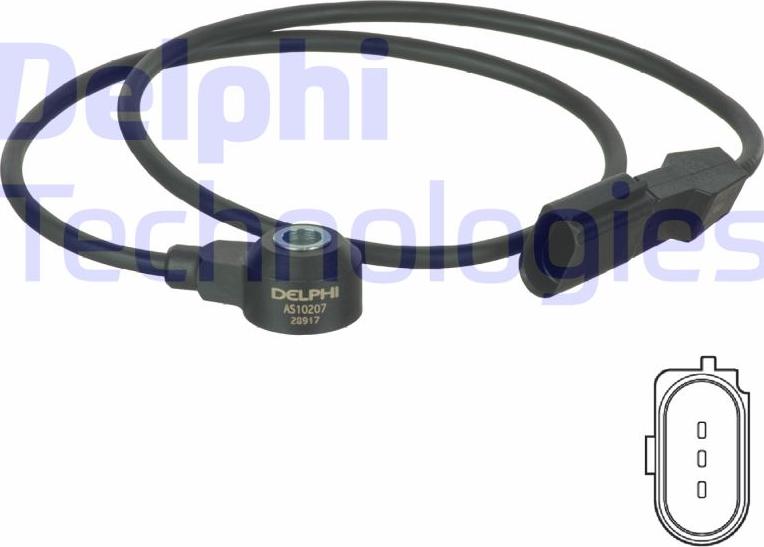 Delphi AS10207 - Knock Sensor car-mod.net