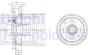 Delphi BF518 - Brake Drum car-mod.net