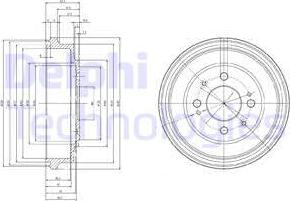 Delphi BF280 - Brake Drum car-mod.net