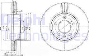Delphi BG9891C - Brake Disc car-mod.net