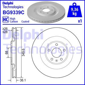 Delphi BG9339C - Brake Disc car-mod.net