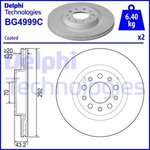 Delphi BG4999C - Brake Disc car-mod.net