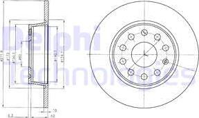 Delphi BG4324 - Brake Disc car-mod.net
