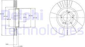 Delphi BG4215 - Brake Disc car-mod.net