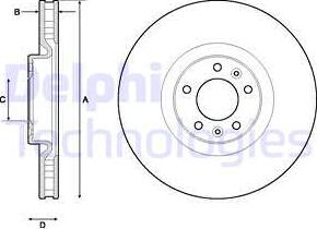 Delphi BG4716C - Brake Disc car-mod.net