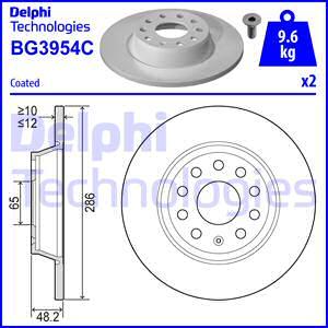 Delphi BG3954C - Brake Disc car-mod.net