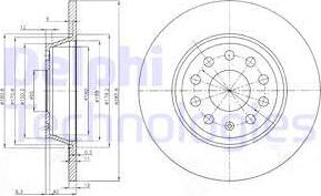 Delphi BG3954 - Brake Disc car-mod.net