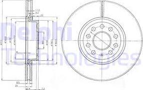 Delphi BG3953 - Brake Disc car-mod.net