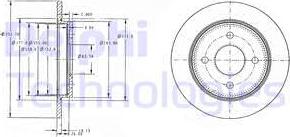 Delphi BG3054 - Brake Disc car-mod.net