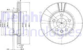 Delphi BG3025 - Brake Disc car-mod.net