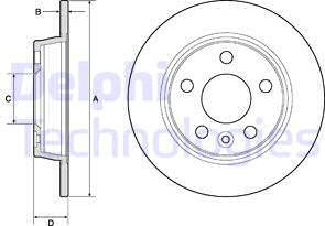 Delphi BG3026 - Brake Disc car-mod.net