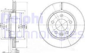 Delphi BG3893C - Brake Disc car-mod.net