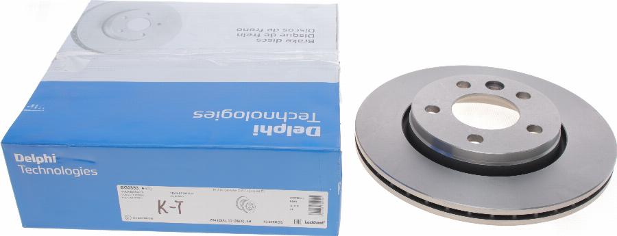 Delphi BG3893 - Brake Disc car-mod.net