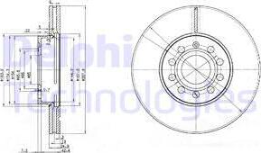 Delphi BG3833 - Brake Disc car-mod.net