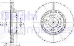 Delphi BG3720 - Brake Disc car-mod.net
