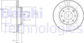 Delphi BG2451 - Brake Disc car-mod.net