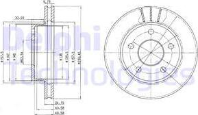 Delphi BG2472 - Brake Disc car-mod.net