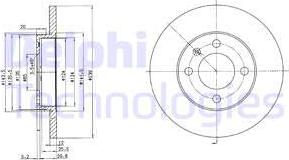 Delphi BG2116 - Brake Disc car-mod.net