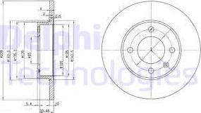 Delphi BG2117 - Brake Disc car-mod.net