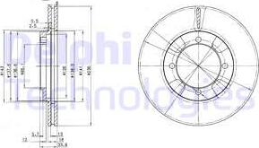 Delphi BG2808 - Brake Disc car-mod.net