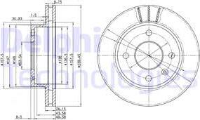 Delphi BG2367 - Brake Disc car-mod.net