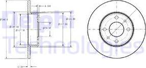 Delphi BG2313 - Brake Disc car-mod.net