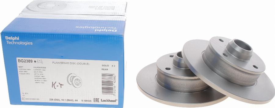 Delphi BG2389 - Brake Disc car-mod.net