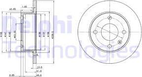 Delphi BG2375 - Brake Disc car-mod.net
