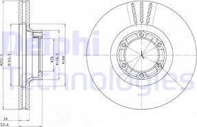 Delphi BG2284 - Brake Disc car-mod.net