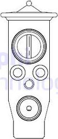 Delphi CB1013V - Expansion Valve, air conditioning car-mod.net