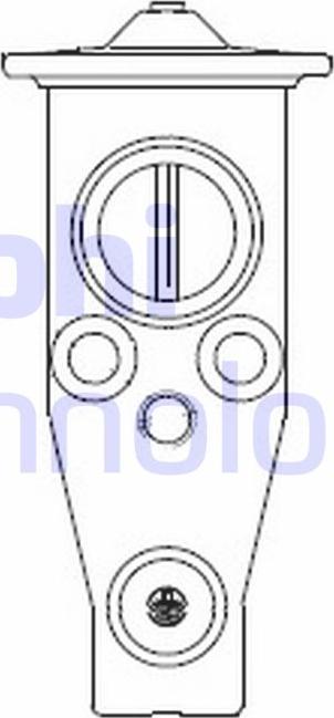 Delphi CB1017V - Expansion Valve, air conditioning car-mod.net