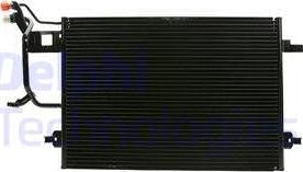Delphi CF20055 - Condenser, air conditioning car-mod.net