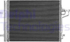 Delphi CF20147 - Condenser, air conditioning car-mod.net