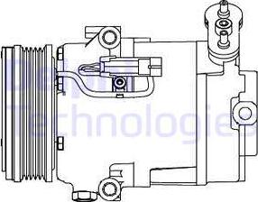 Delphi CS20432-12B1 - Compressor, air conditioning car-mod.net