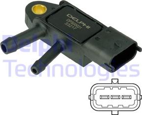 Delphi DPS00021 - Exhaust pressure Sensor car-mod.net