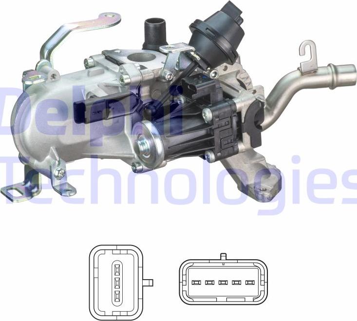 Delphi EG10452-12B1 - EGR Valve car-mod.net